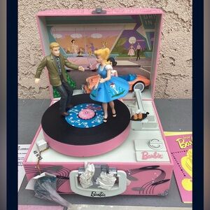 Collectible Barbie Music Box, "Let's Go to the Hop", 1993 Enesco Music Box  NEW
